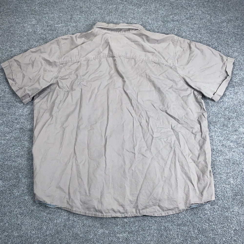 Harley Davidson Men's Gray Button Down Short Sleeve Work Shirt 2XL Graphic Print - Picture 12 of 13
